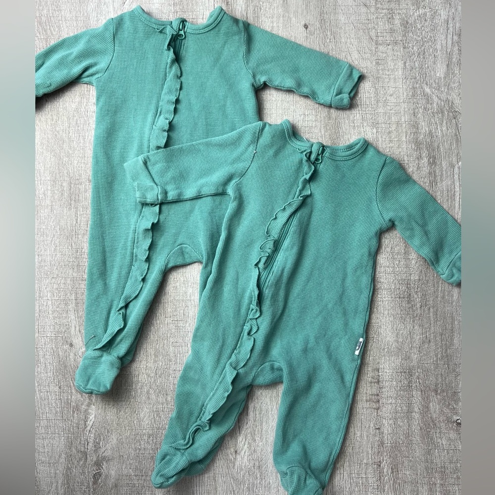 Baby Girl Ruffle Pajamas 3-6 Months